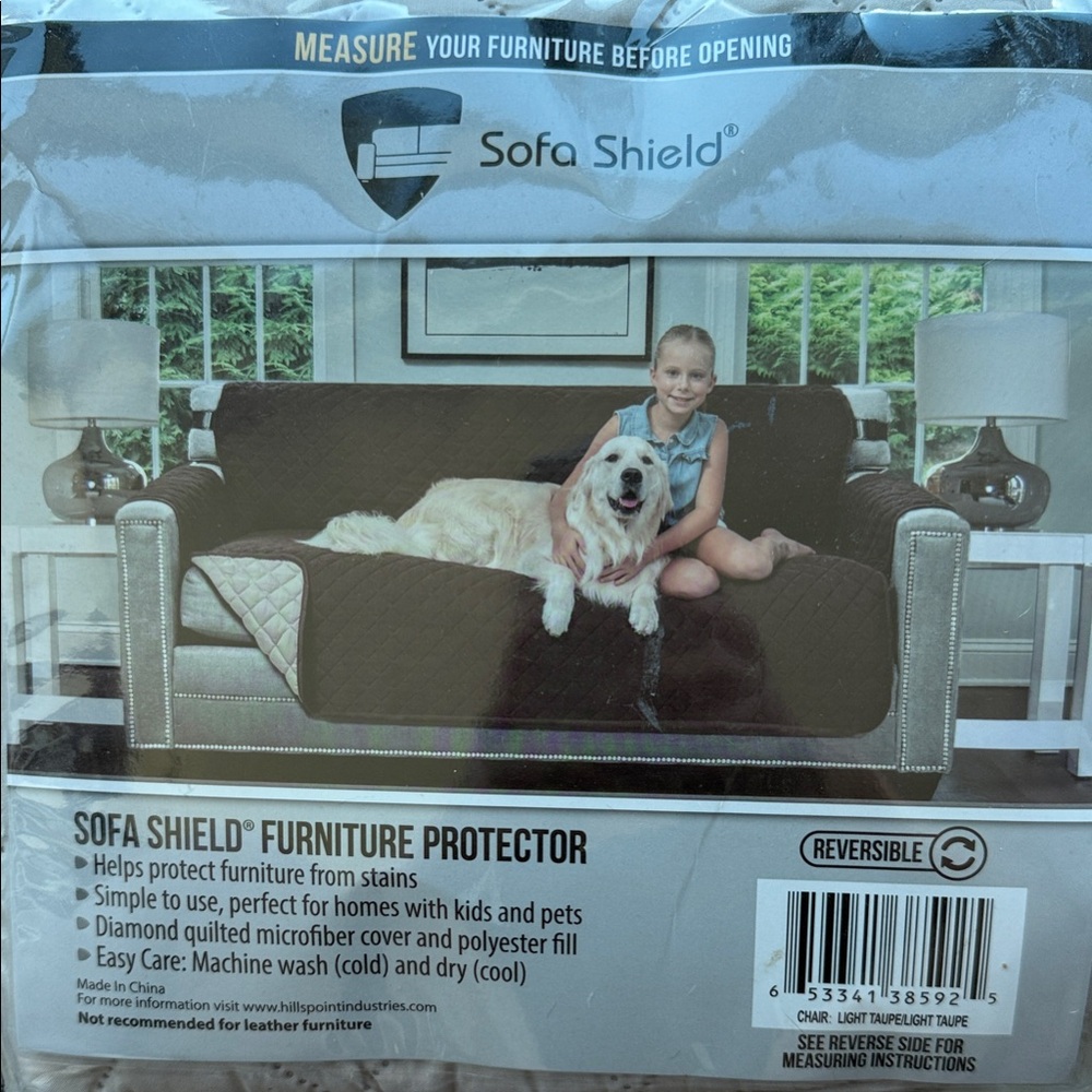 Pet and Kid Furniture Protector - Tan